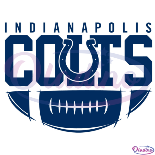 Indianapolis Colts Football Svg