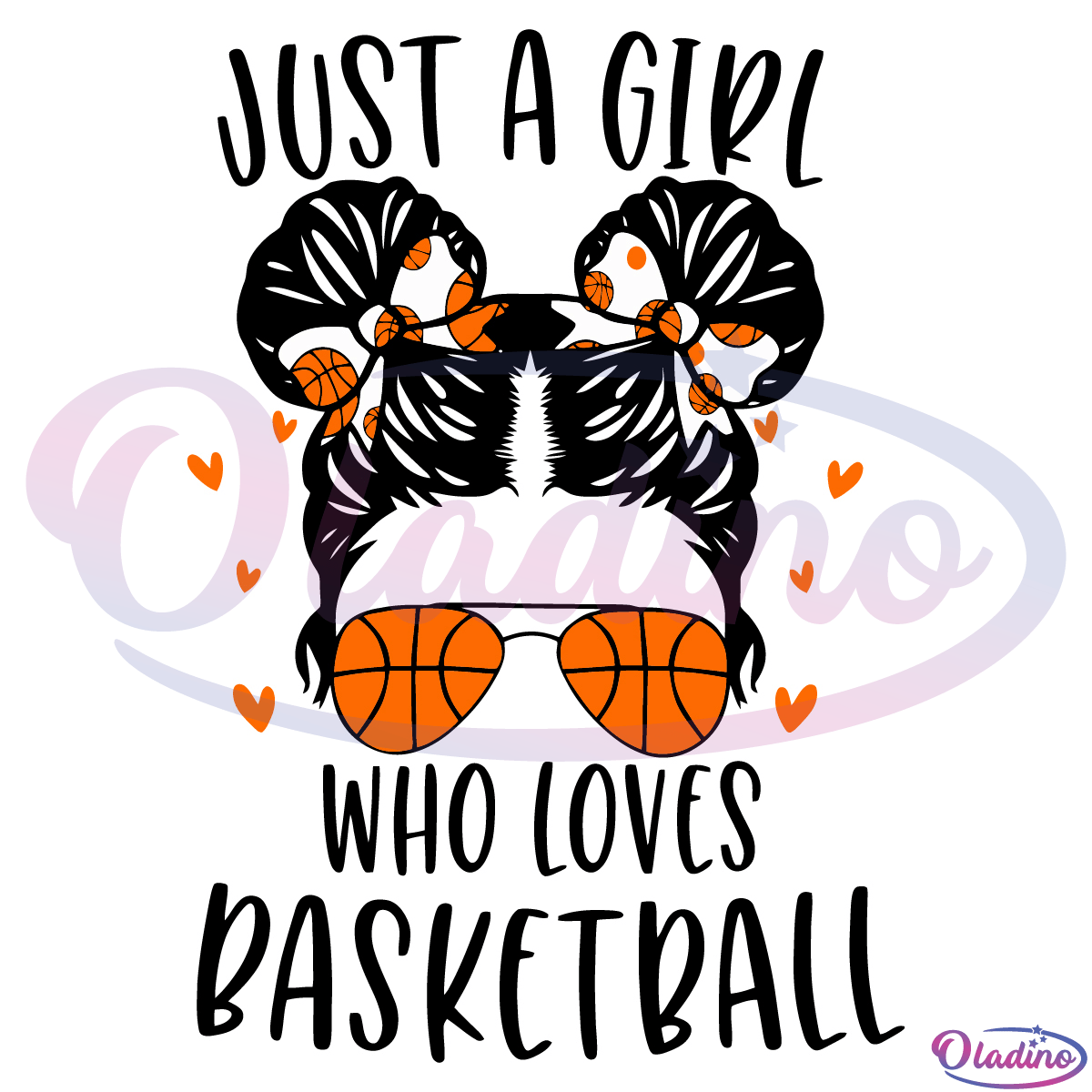 Just A Girl Who Loves Basketball Svg Digital File, Basketball Girls Svg