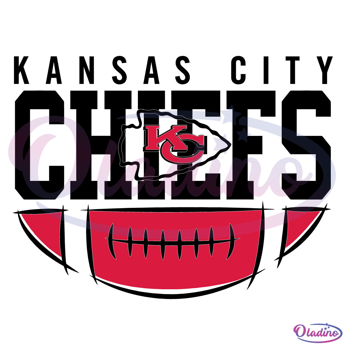 Kansas City Chiefs Football Svg Digital File
