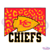 Kansas City Chiefs Team Leopard Pattern Svg