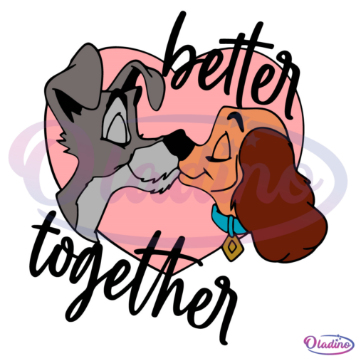 Lady And The Tramp Svg Digital File