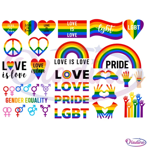 Pride Month SVG Gay Pride Rainbow SVG Graphic Design File