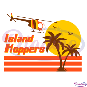 Magnum PI Island Hoppers Svg Digital File, Island Hoppers Svg