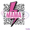 Mama Lightning Sublimation Svg Digital File, Leopard Print Svg