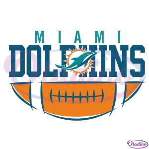 Miami Dolphins Football Team Logo svg Digital File