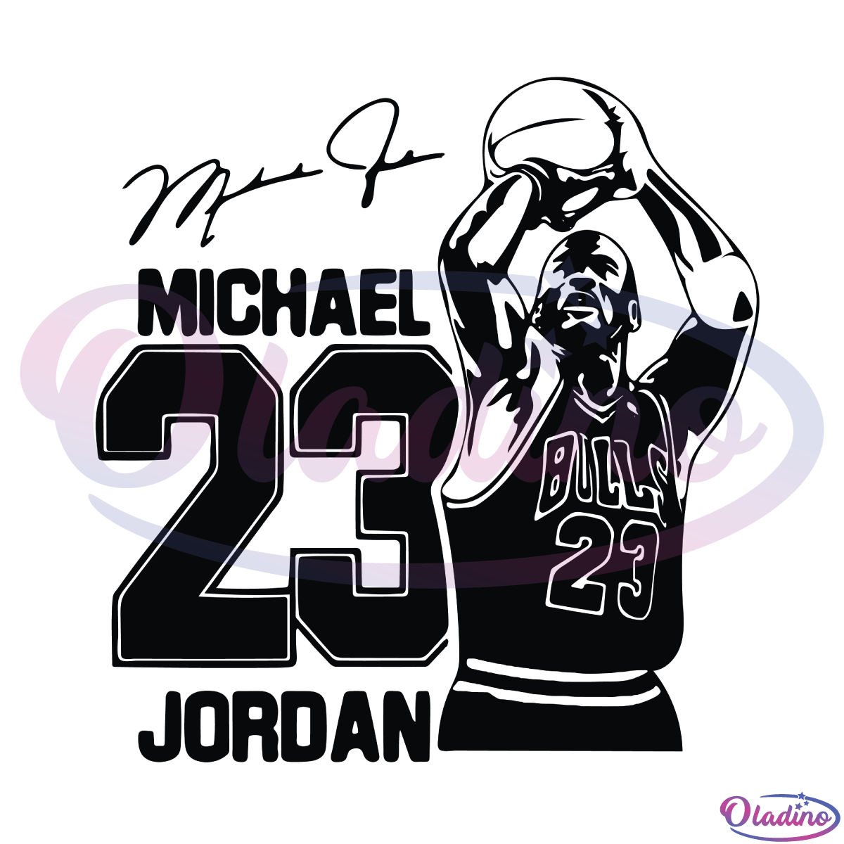Michael Jordan 23 Basketball Svg Digital File, Michael Jordan