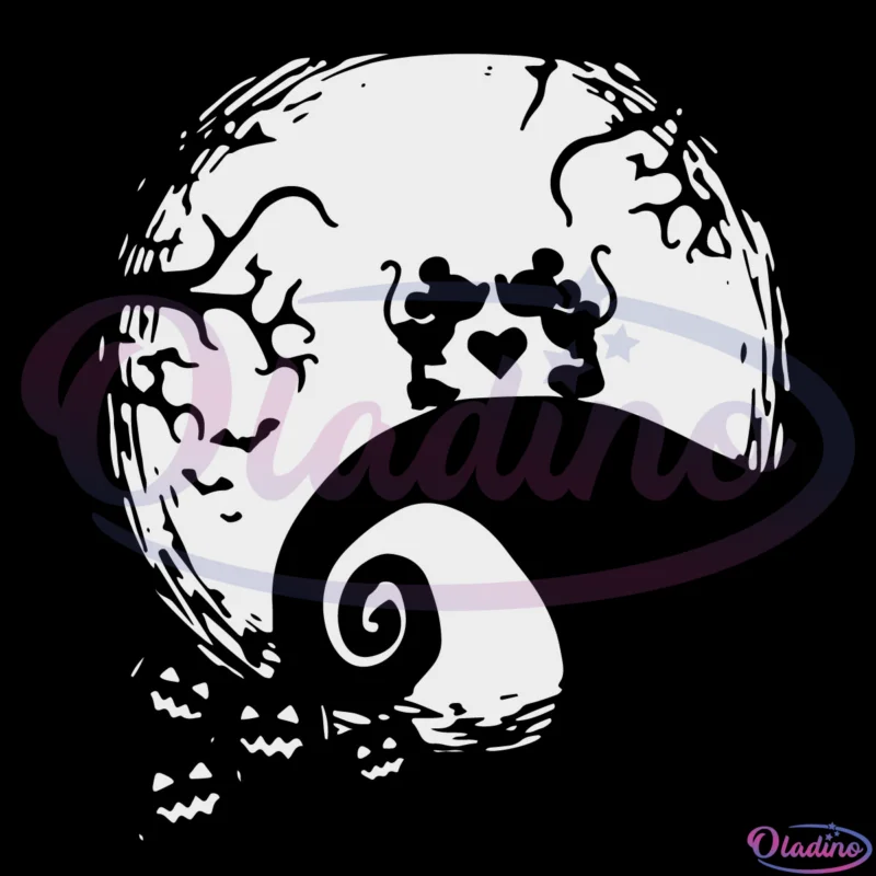 Mickey Love Halloween Svg