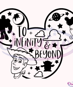 Mickey Toy Story To Infinity And Beyond SVG, Mickey SVG Digital File
