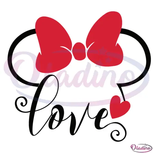 Minnie Love SVG Digital File-Oladino