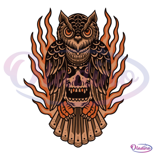 Monster Owl Svg Digital Files