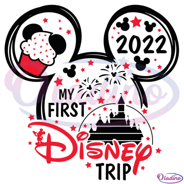 My first trip 2022 Disney Mouse Svg Digital File, Mickey Mouse Svg