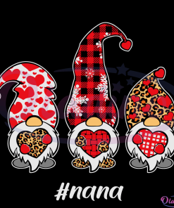 Nana Gnome Valentine SVG DXF PNG EPS Digital File