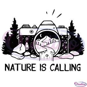 Nature Is Calling Svg Digital File, Picture Nature Svg, Hiking Svg