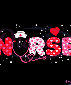 Nurse Valentines Day Svg Digital File, Nurse Life Svg, Love and Nurse Svg