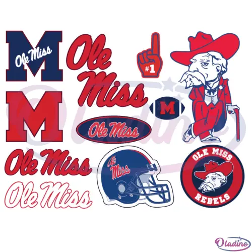 Ole Miss Rebels Svg Bundle