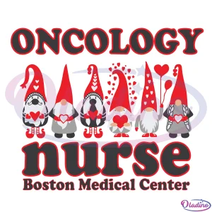 Oncology Nurse RN Elf Love Valentines Svg Digital File