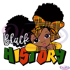 Peekaboo Black History Svg Digital File, Black Girl Princess Svg