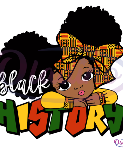 Peekaboo Black History Svg Digital File, Black Girl Princess Svg