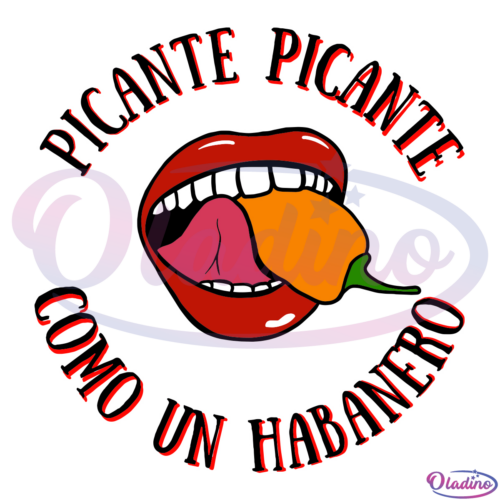 Picante como un Habanero Svg Digital File