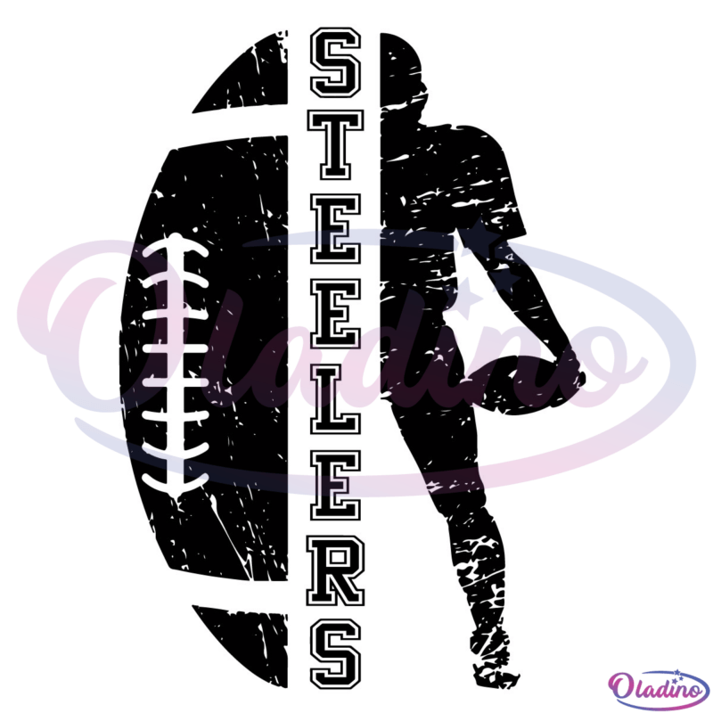 Cleveland Browns Distressed Football Half Player SVG