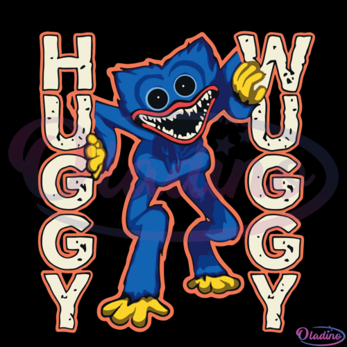 Poppy Playtime Huggy Wuggy Svg Digital File