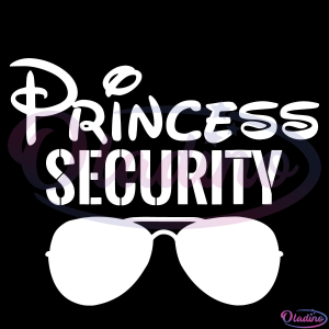 Princess Security Perfects Svg Digital File, Glasses Svg