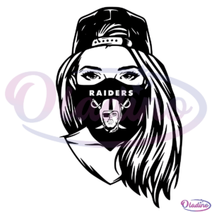 Raiders Oakland Girls Svg Digital File-Oladino