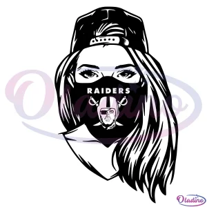 Raiders Oakland Girls Svg Digital File-Oladino