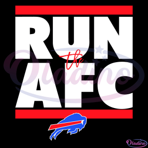 Run AFC Buffalo Bills Svg Digital File-Oladino