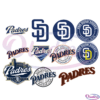 San Diego Padres Bundle MLB Svg