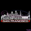 San Francisco Football City Skyline Svg, San Francisco City Svg