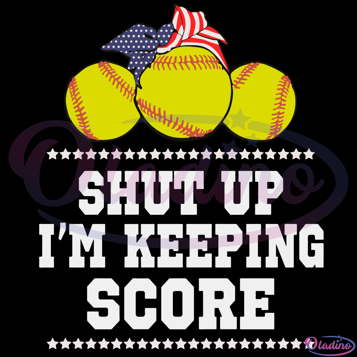 Shut Up Im Keeping Score Svg, Baseball Svg, American Flag Svg