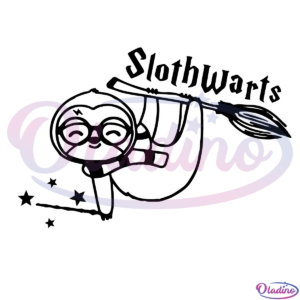 Slothwarts Magical Svg Digital File