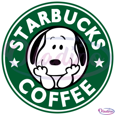 Starbucks Coffee Snoopy Style Svg Digital File, Coffee Svg, Snoopy Svg