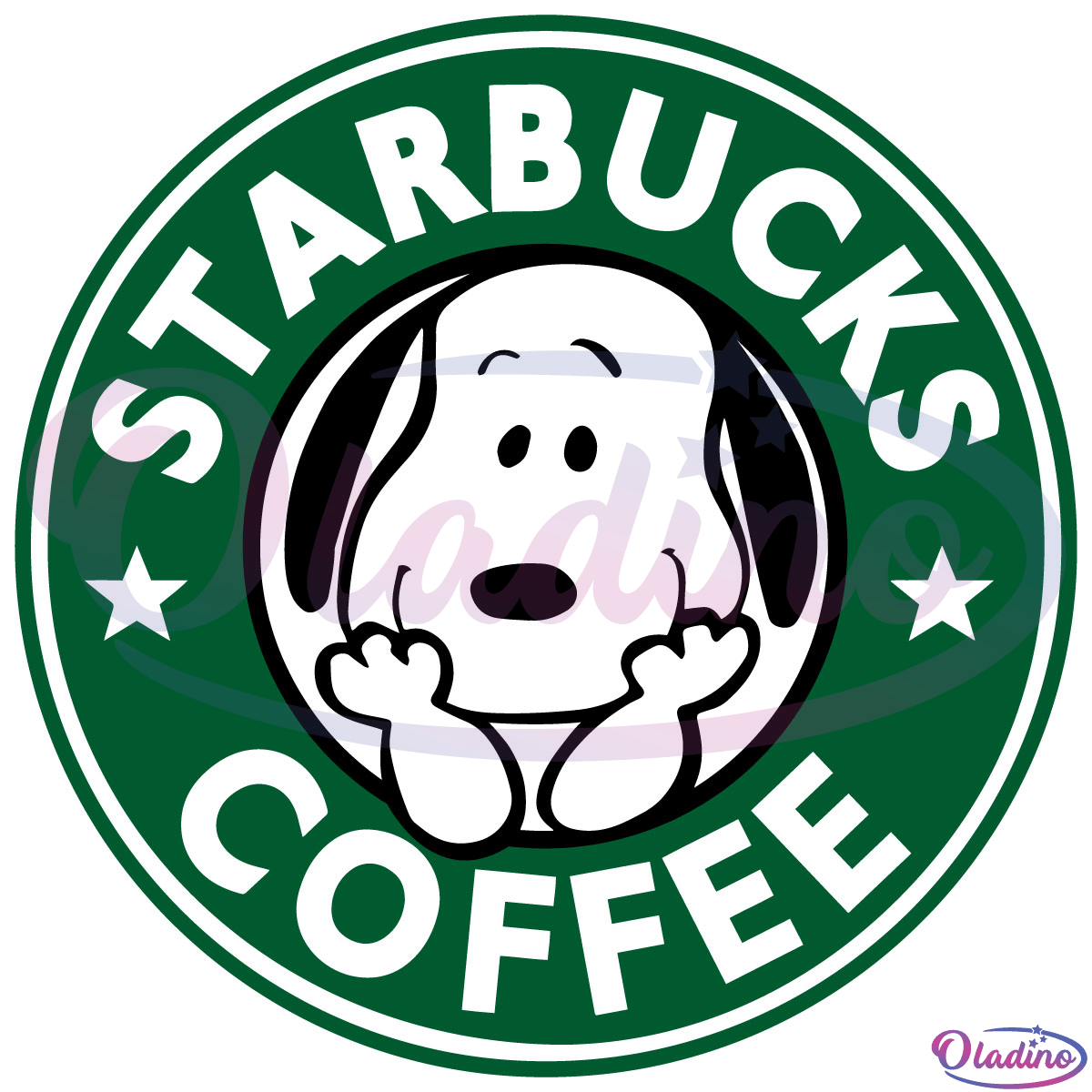 Starbucks Coffee Snoopy Style Svg Digital File