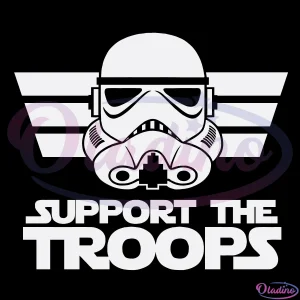 Support The Troops Darth Vader Svg Digital File