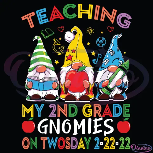 Teaching My 2nd Grade Gnomies On Twosday 2 22 22 Svg Digital File