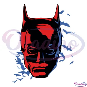 The Batman Shadowed Headshot Svg Digital File