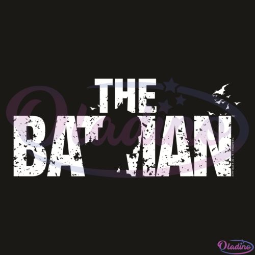 The Batman Title logo Svg Digital File