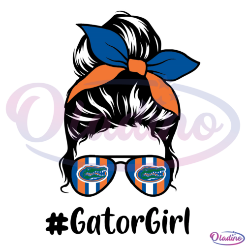 UF Gator Girl Svg File