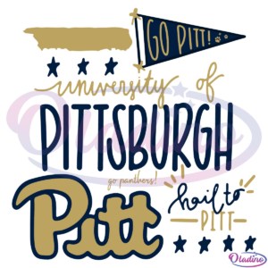 University of Pittsburgh Logo Design Svg