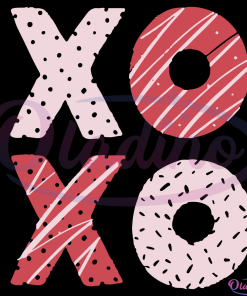 Valentines Day XOXO Cookies Svg Digital File, XOXO Valentine Svg