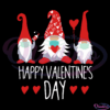 Valentines Day Gnomes Three Gnomes Holding Heart In Mask Svg