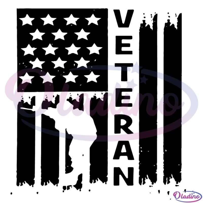 Veteran American Flag Svg Digital File