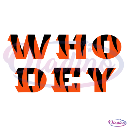 Who Dey 9604 Svg Digital File