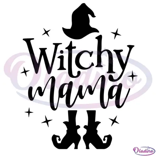 Witchy Mama Halloween Svg Digital File