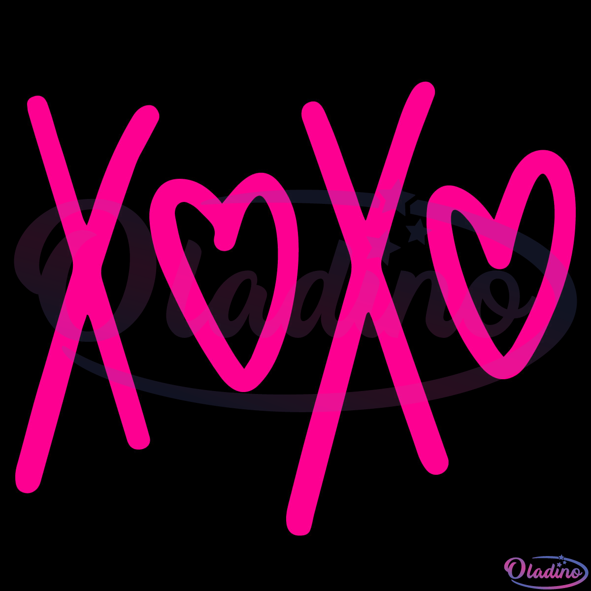 Xoxo Valentine Svg Digital File, Happy Valentines Day Svg, Hearts Svg
