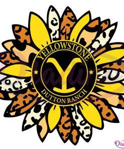 Yellowstone Sunflower Svg Digital File, Yellowstone Svg