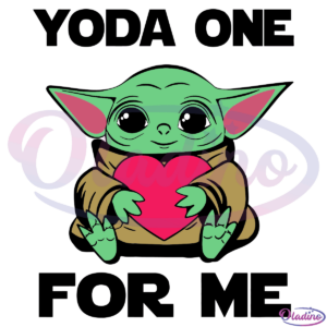 Yoda One For Me SVG Digital File