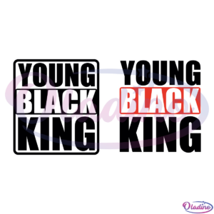 Young Black King Bundle Svg Digital File